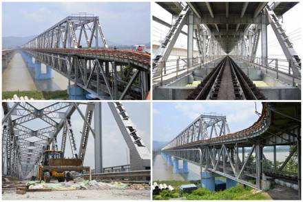 The work on the bridge started on March 23, 2019 and it has been repaired and redeveloped in a target period of just 89 days. The work on the bridge started on March 23, 2019 and it has been repaired and redeveloped in a target period of just 89 days.
