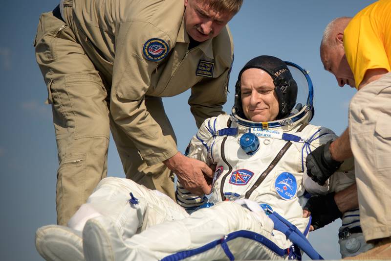 NASA, NASA astronauts, astronauts, astronauts return to earth, International Space Station, Soyuz rocket, rocket, NASA images