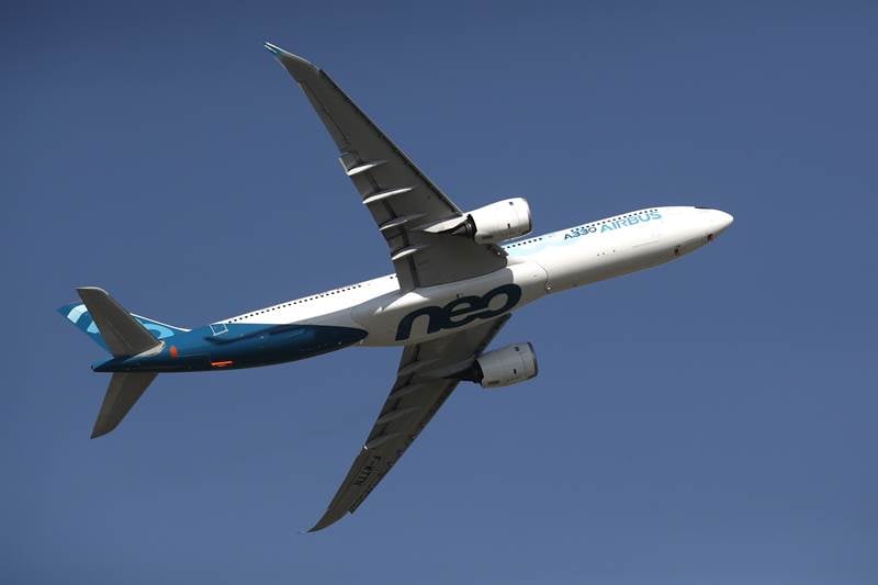 The Airbus A330neo aircraft is compatible with a newer version and latest engine, has been developed by Airbus and launched on July 14, 2014 at Farnborough Air Show. (AP Photo)