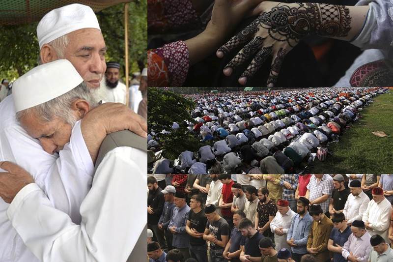 Around 1.5 billion Muslims across the Middle East and South Asia are celebrating the Islamic holiday of Eid al-Fitr. Eid is an Arabic word which means- festivity, while Fitr means- breaking the fast. The festival marks the conclusion of the holy month of Ramadan. However, the celebration of the holiday is varied from country to country depending on the geographical location. The beginning of Eid is based on sightings of the new moon. It was on this day when the Quran, the holy book of Muslim was revealed to Prophet Mohammed. (Photo: Agencies)