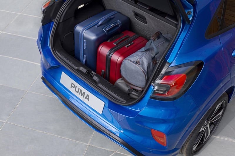 465 litres of boot space are available with the Ford Puma