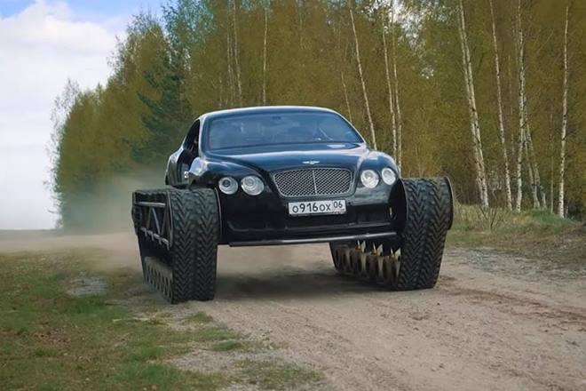 Leave it to the Russians to come up with madcap ideas involve the automobile. They bolted three four-cylinder engine to build a 12-cylinder Lada. Who does that? But if you think about it, it is thanks to this out-of-the-box thinking that the Russians were the first to fly into space. And now, let's get to the automotive mutant you'd gasp if you saw - a Bentley tank.