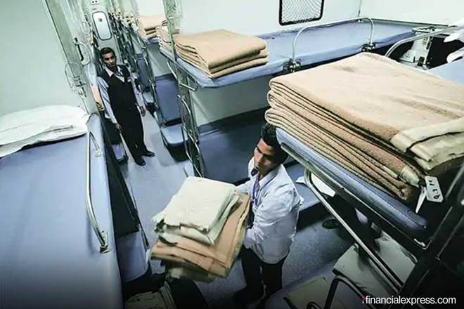 New muslin wrap dohars in Indian Railways trains