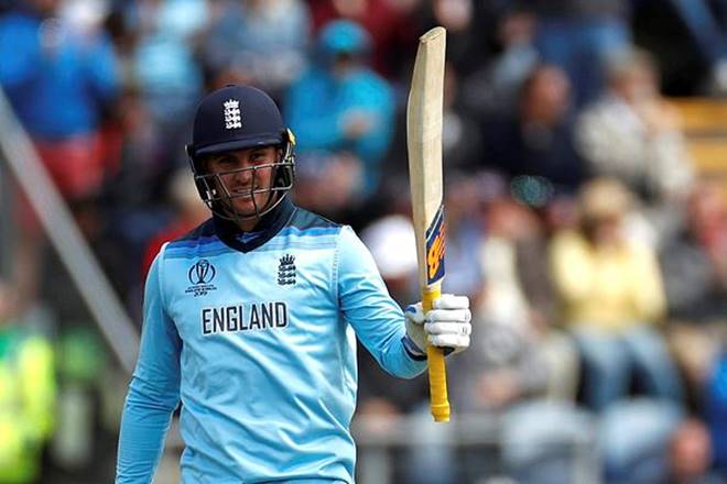  Put into bat, England were off to a flying start as Roy and Bairstow scored 67 in the first powerplay and then brought up the hundred in 15 overs.