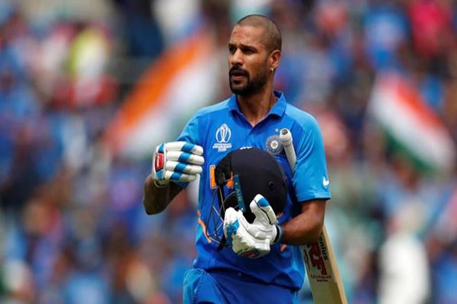 Shikhar Dhawan had suffered a hairline fracture after being hit by a Nathan Coulter-Nile bouncer in the match against Australia. (Reuters)