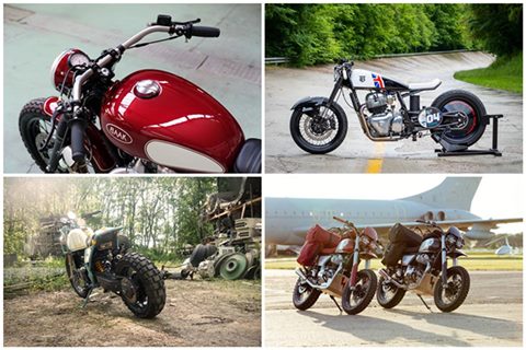 Six stunning Royal Enfield custom bikes showcased at Wheels and Waves 2019