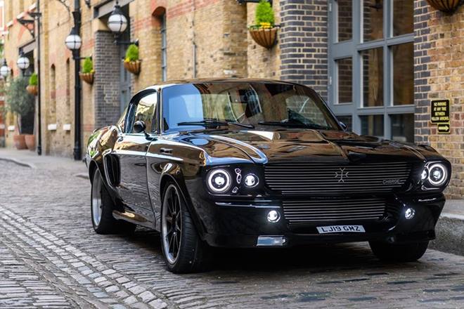 British startup Charge Cars have unveiled a Ford Mustang that is old on the outside but heckin' with-the-times on the inside. Instead of a six- or eight-cylinder V8, Charge Cars' Mustang is powered by electric motors fed by a 64-kilowatt-hour lithium-ion battery pack.