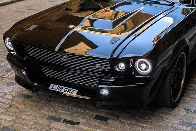 It gets an all-wheel-drive drivetrain sending about 1200 Nm of torque to all four wheels which gives it the capability to do 0-100 km/h in four seconds. The 1960 model Ford Mustang wasn't a slouch but it isn't as quick as this either.