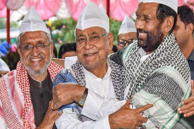 nitish kumar, sushil modi nitishkumar iftaar, nitish kumar iftaar party, ram vilas paswaniftaar