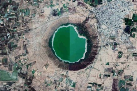 Recent research has proved that it was undoubtedly created out of the impact of a meteor due to a typical glassy material found around the crater