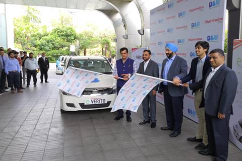 Mahindra, Blu Smart to offer electric ride sharing service: 70 e-Veritos inducted