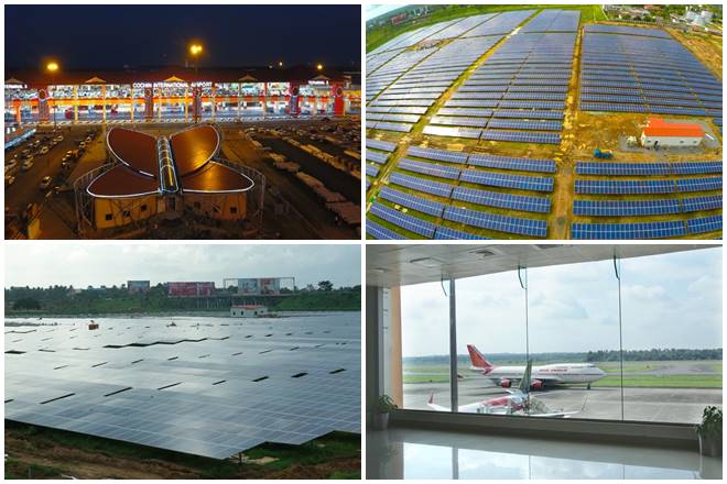Cochin International Airport has become the world's first fully solar powered airport (CIAL)