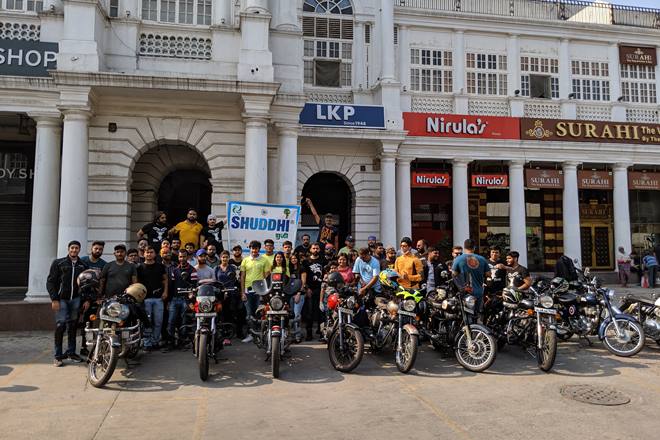 royal enfield cleanliness ride