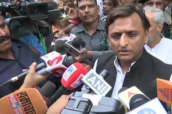 Akhilesh Yadav met victim's family in hospital (ANI Photo) Akhilesh Yadav met victim's family in hospital (ANI Photo)