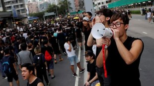 Police said 56,000 turned out at the protest's peak. (Reuters photo)