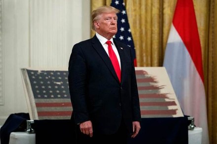 Donald Trump tweeted the news Thursday evening (AP Photo)