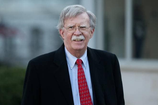 John Bolton met with South Korean opposition Liberty Korea Party's floor leader Na Kyung-won early Wednesday at her request, Na said. (Reuters file photo)