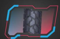 Knobby tyres offer decent grip on off roads as well