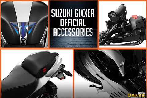 2019 Suzuki Gixxer 155 official accessories revealed