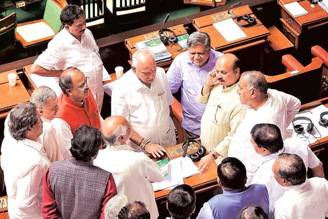 Karnataka Assembly,Karnataka floor test,Karnataka news, Karnataka trust vote, Karnataka political crisis, BJP, congress, Yeddyurappa, india news Karnataka Assembly,Karnataka floor test,Karnataka news, Karnataka trust vote, Karnataka political crisis, BJP, congress, Yeddyurappa, india news