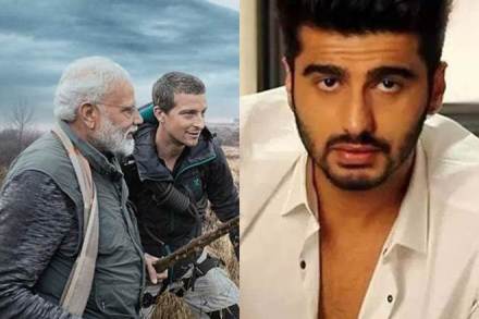 Arjun Kapoor Prime Minister Narendra Modi Bear Grylls Man vs Wild Arjun Kapoor Prime Minister Narendra Modi Bear Grylls Man vs Wild