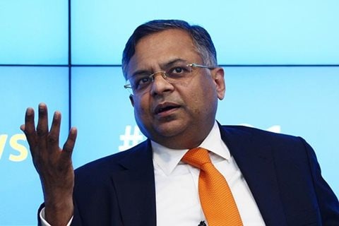 "Your company is committed to take the lead in this transition and work with other companies in the Tata ecosystem to help create a viable environment to drive adoption of electric vehicles," Chandrasekaran said in his message to shareholders (Image: IE)