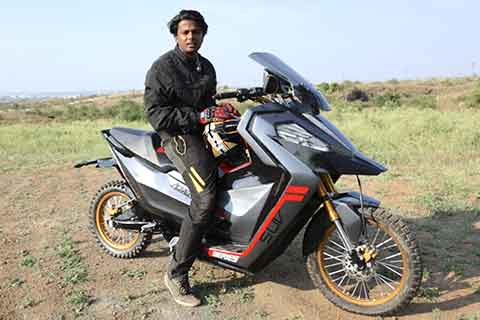 World’s first electric two-wheeler SUV made in India: Meet the Gugu R-SUV