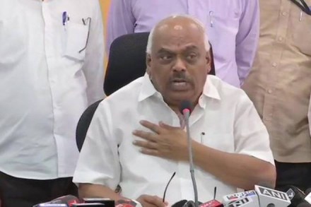 Karnataka speaker KR Ramesh Kumar disqualified the MLAs with immediate effect till the end of the term of the assembly. (ANI Photo)
