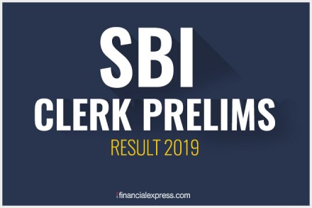 SBI Clerk prelims result