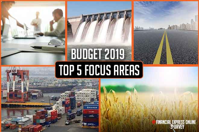 Budget 2019 key focus areas, Budget 2019 India, Budget 2019, Budget 2019-20 key focus areas, Budget 2019, Budget infrastructure, Budget 2019 Agriculture, SMEs, Jobs, Jal Shakti Budget 2019 key focus areas, Budget 2019 India, Budget 2019, Budget 2019-20 key focus areas, Budget 2019, Budget infrastructure, Budget 2019 Agriculture, SMEs, Jobs, Jal Shakti