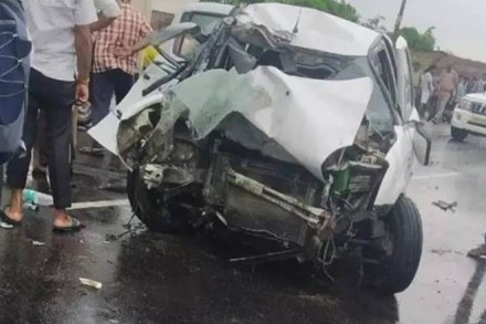 The survivor of the Unnao rape case survivor was critically injured when a over-speeding truck rammed into their car on Sunday. (Express Photo)