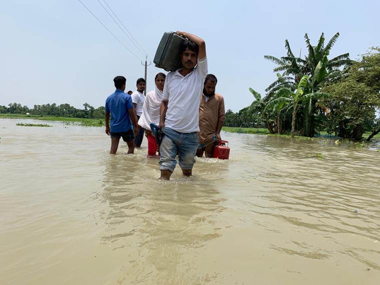 floods in assam, floods in india, floods in assam and bihar, floods in bihar, floods in india 2019