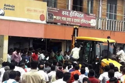 Rescue operations are on. (Express Photo) Rescue operations are on. (Express Photo)