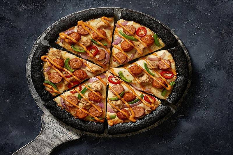 black pizza base, black pizza pizza hut, black pizza pizza toppings, black pizza pizza hut india, black pizza box, black pizza india, blacl pizza recipe, black pizza ingredients, black pizza hut gurgaon