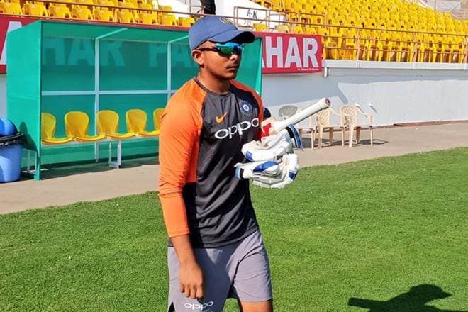 [Prithvi Shaw suspended by BCCI. 