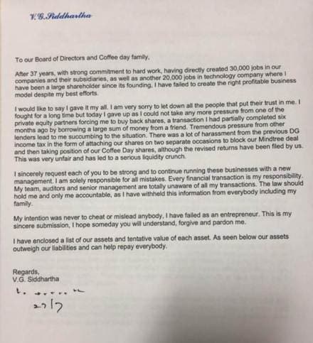 Cafe Coffee Day founder V G Siddhartha (File)