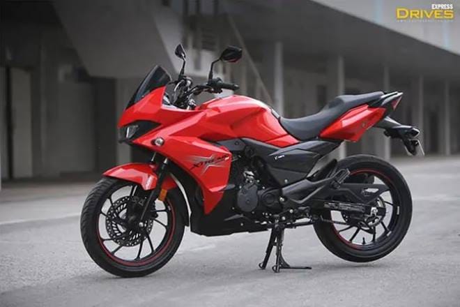 Hero Xtreme 200S: The latest motorcycle to be added in Hero MotoCorp's lineup, the Xtreme 200S is a fully-faired version of the Xtreme 200R and is powered by the same 199.6cc engine that makes 18.1 bhp at 8000 rpm and 17.1 Nm at 6500 rpm. Price: Rs 98,400 (ex-showroom, Delhi). <a href="https://www.financialexpress.com/auto/reviews/hero-xtreme-200s-first-ride-review-xtreme-200r-in-better-clothes-and-capability/1565709/"><strong>Hero Xtreme 200S First Ride Review: Xtreme 200R in better clothes and capability</strong></a>