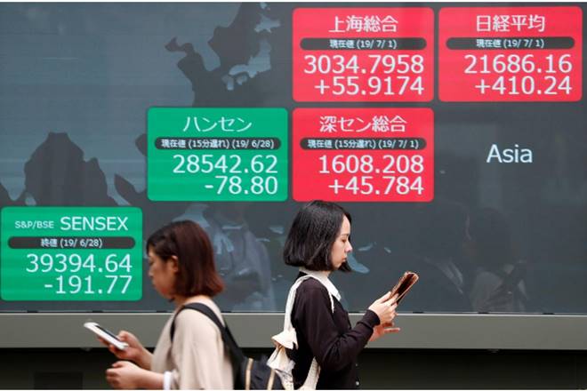 Global markets, Asian shares, Sino-US trade tensions, Jerome Powell,  Federal Reserve rate cut, Asia-Pacific shares, Nikkei stock
