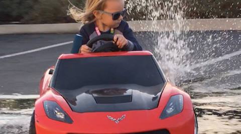 And the coolest five-year-old kid award goes to…Lila Kalis: Watch her drift a Corvette!