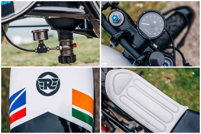 However, by the time everything was agreed upon, Sinroja only had four weeks left for their build. “Usually we can do aesthetics or performance in that time,” brothers Rahul and Birju Sinroja told Bikeexif, “but this project needed both. It had to look good and go fast.”