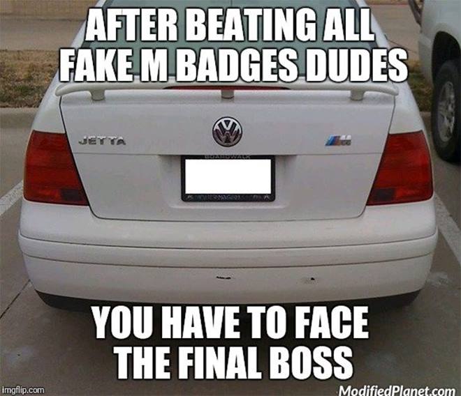 And now to end it with the most annoying one - fake M or AMG badges. They're rich enough to buy a 5 Series or a 3 Series, but they display utter idiocy and lack of intelligence when they put fake M badges on a car that isn't. They think nobody can tell, but uummm... <a href="https://www.financialexpress.com/auto/gallery/funny-bumper-stickers-and-one-liners-indians-like-to-flaunt-at-the-back-of-their-vehicles/photos/625135/">Click here for more ridiculous bumper stickers</a>