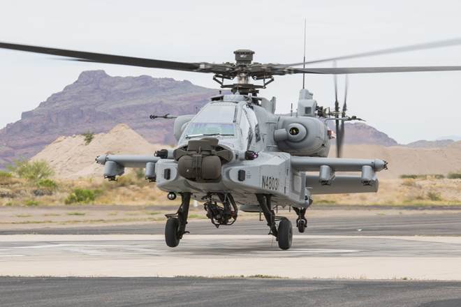 The four out of 22 helicopters ordered arrived from the US in July are presently at the IAF’s Hindon station The four out of 22 helicopters ordered arrived from the US in July are presently at the IAF’s Hindon station