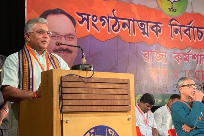 Dilip Ghosh further accused the ruling party of conspiring with the police and the local administration in framing false cases against the saffron party workers. (Twitter image)