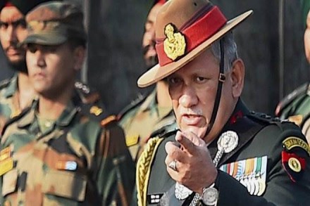 This is General Rawat's first visit to the state where restriction are in place since August 5 after the revocation of provisions of Article 370 (File) This is General Rawat's first visit to the state where restriction are in place since August 5 after the revocation of provisions of Article 370 (File)