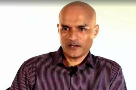 Jadhav, 49, was sentenced to death by a Pakistani military court on charges of "espionage and terrorism" in April 2017 (File photo) Jadhav, 49, was sentenced to death by a Pakistani military court on charges of "espionage and terrorism" in April 2017 (File photo)