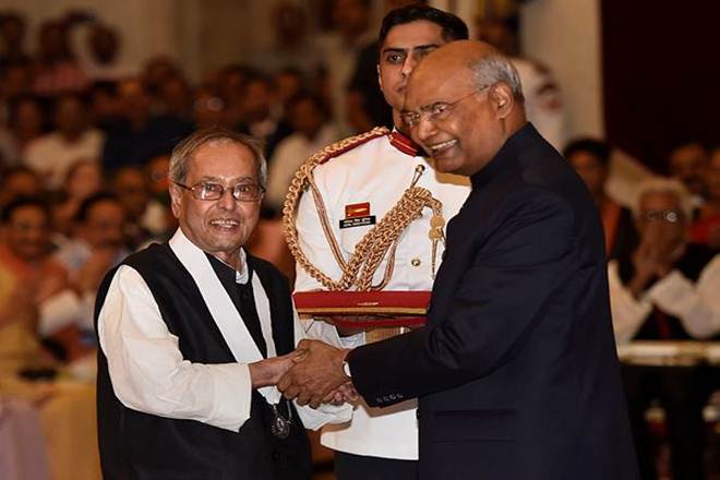 narendra modi,president of india,mehbooba mufti,imran khan,arun jaitley,gulam nabi aajad,atal bihari,venkaiah naidu,pranab mukherjee,ram nath kovind,ramnath kovind,nanaji deshmukh,bhupen hazarika,bharat ratna,bharat ratna 2019,pranab mukherjee age,bharat ratna award,kovind,posthumously