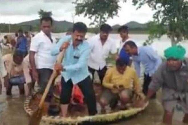 bjp, mla, honnali, renukacharya, Karnataka, MLA MP Renukacharya, Karnataka floods