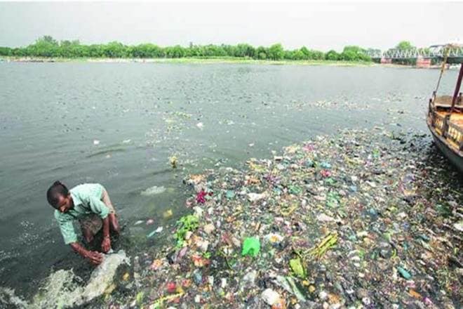 Ill-being of rivers is primarily due to raw sewage and industrial waste. (Representational image) Ill-being of rivers is primarily due to raw sewage and industrial waste. (Representational image)
