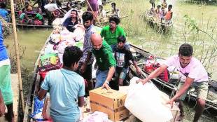 Each of the 110 RHA city teams has adopted five villages and is serving rations to people for five days ending August 15