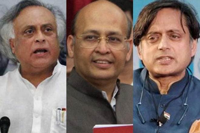 abhishek manu singhvi, congress, demonising modi, jairam ramesh, jammu and kashmir, narendra modi, senior congress leader